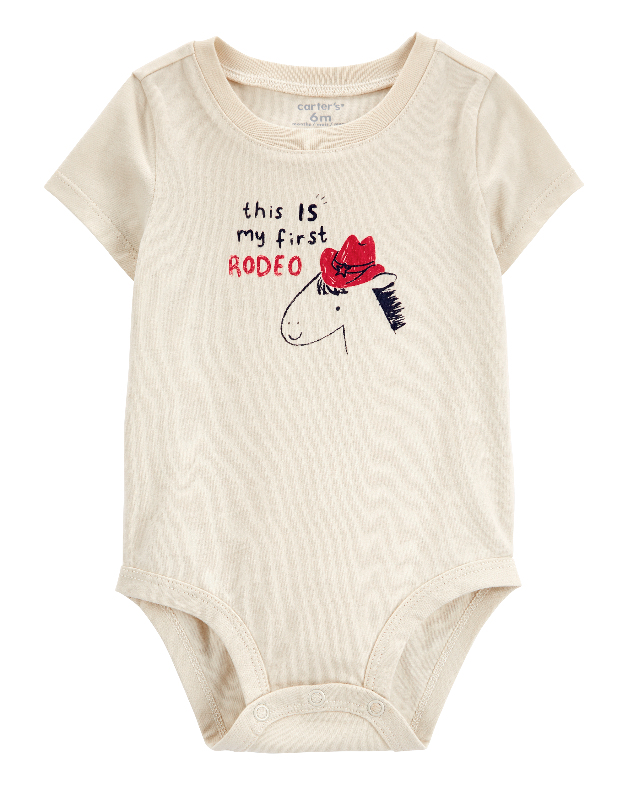 Baby My First Rodeo Short-Sleeve Bodysuit Carter's