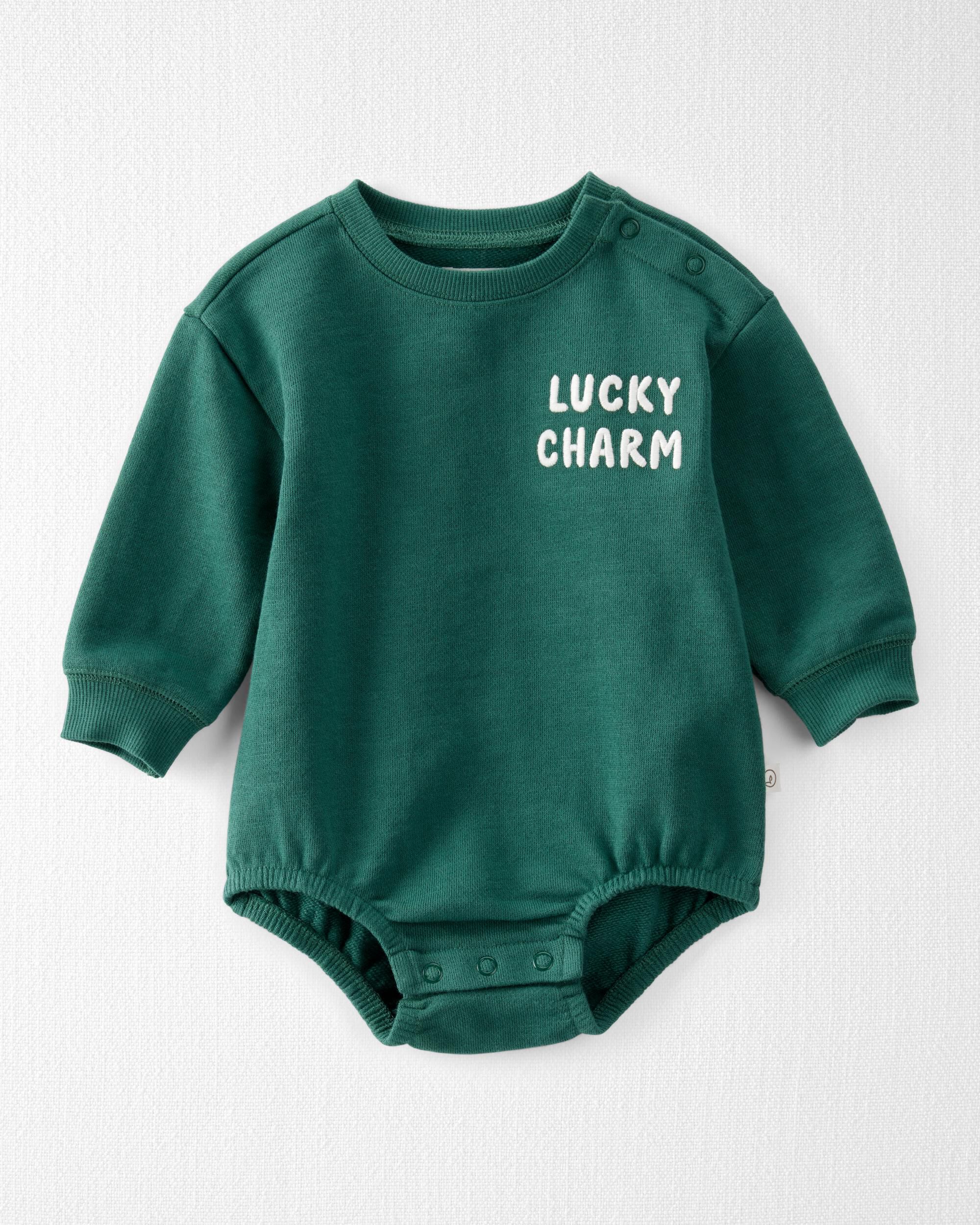 Baby Organic Cotton Lucky Charm French Terry Bubble  Carter's