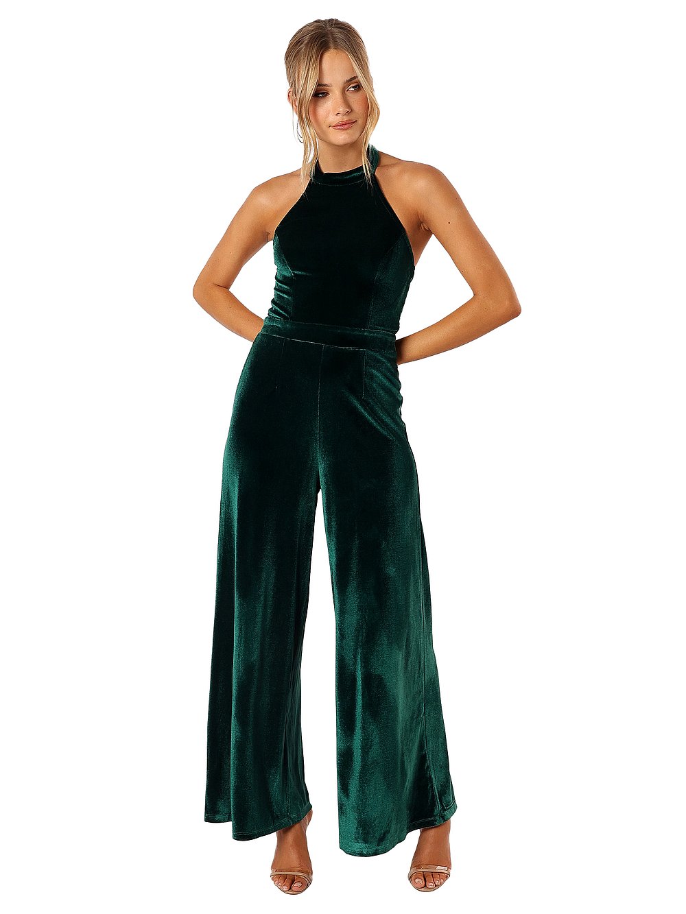 Aria Velvet Jumpsuit Petal & Pup