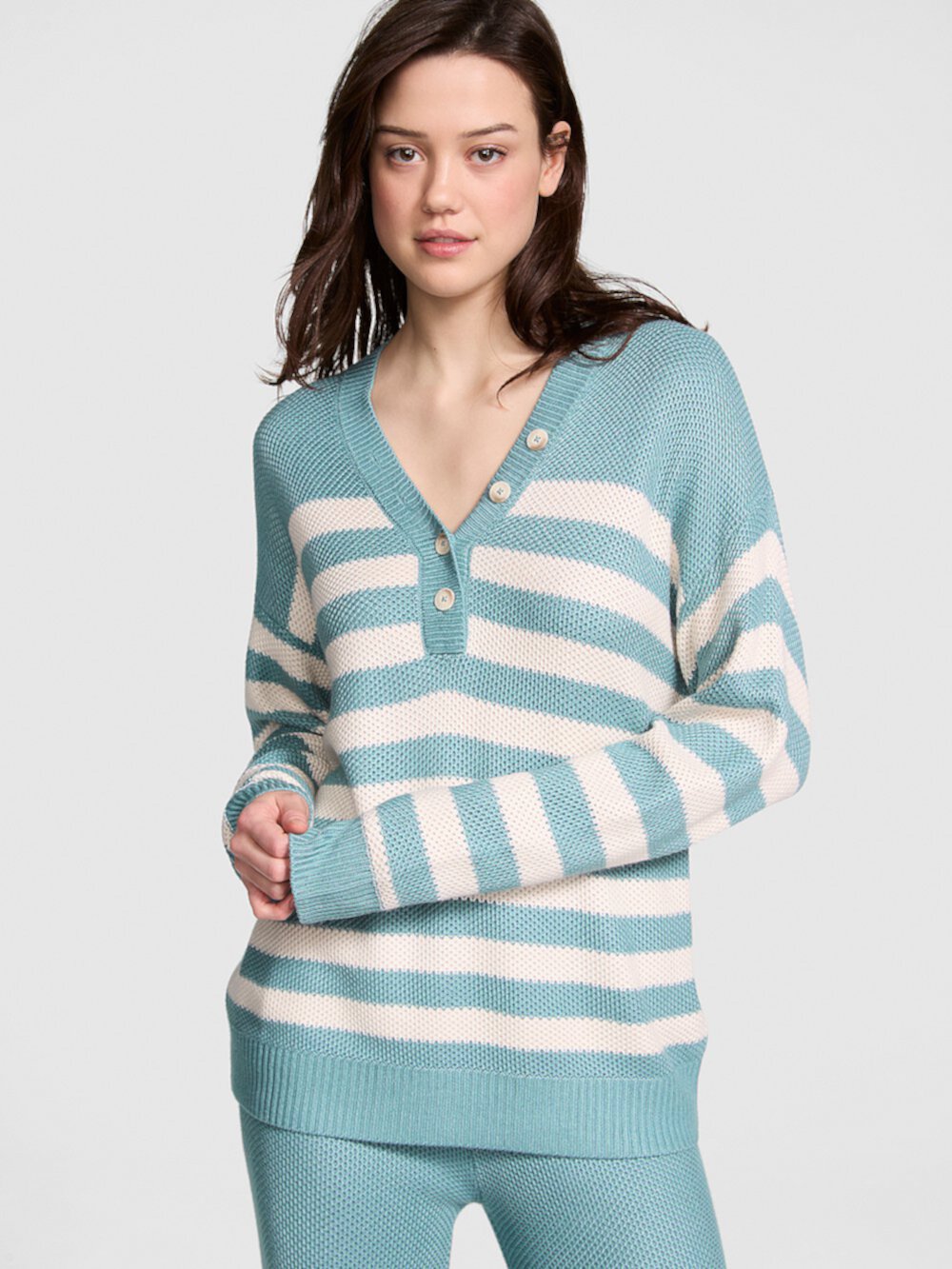 Cambridge Knit Beach Sweater Pink