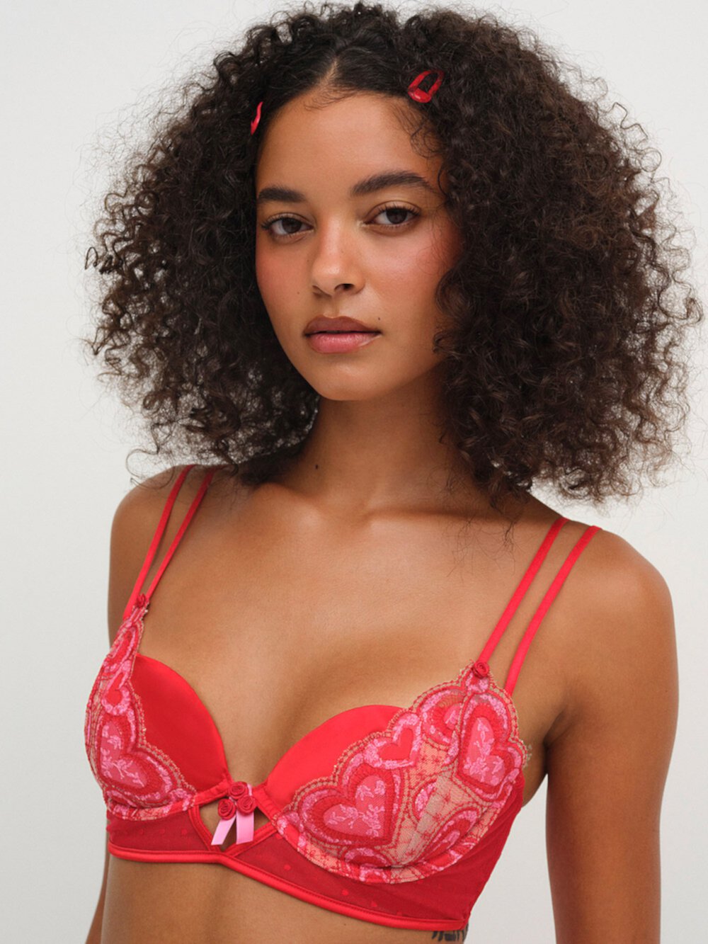 Heartbeat Lace Bra For LOVE & LEMONS