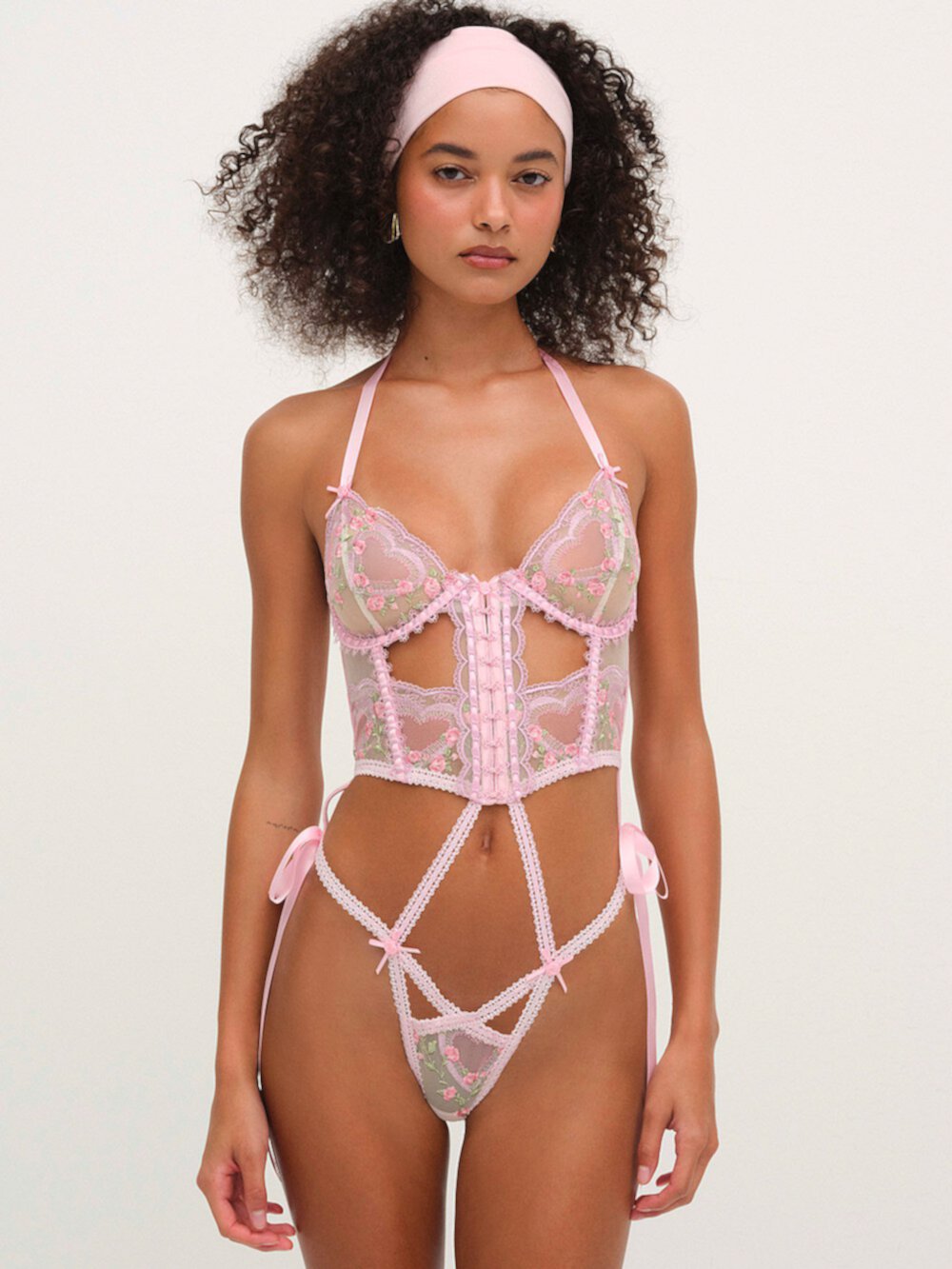 Ily Embroidery Bodysuit For LOVE & LEMONS