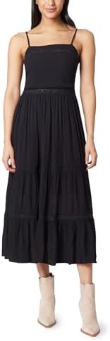 WallFlower Women's Adele Rayon Tiered Maxi Dress WallFlower