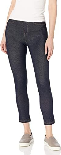 No nonsense Women's Denim Capri Legging with Pockets No Nonsense