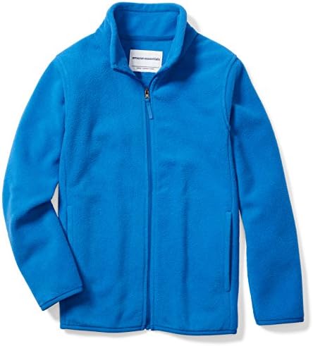 Amazon Essentials Boys and Toddlers' Polar Fleece Full-Zip Mock Jacket Amazon Essentials