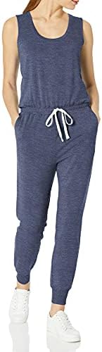 Amazon Essentials Women's Studio Terry Fleece Jumpsuit (Available in Plus Size) Amazon Essentials