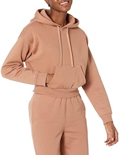 Amazon Essentials Women's Crop Pullover Hoodie Sweatshirt (Available in Plus Size) Amazon Essentials