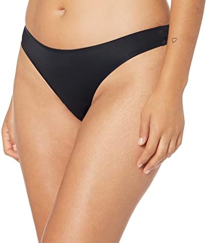 Amazon Essentials Seamless Underwear for Women Thong, Bonded Stretch, 4-Pack Amazon Essentials