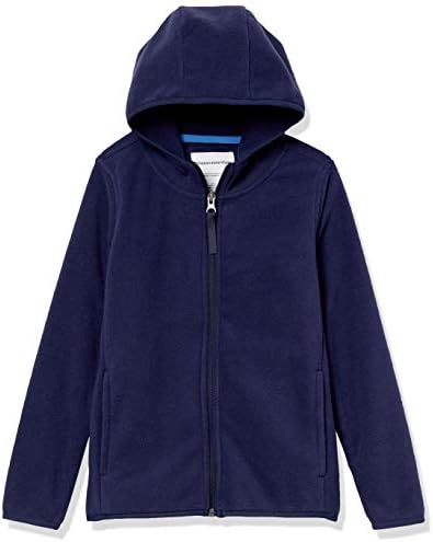 Amazon Essentials Boys and Toddlers' Polar Fleece Full-Zip Hooded Jacket Amazon Essentials