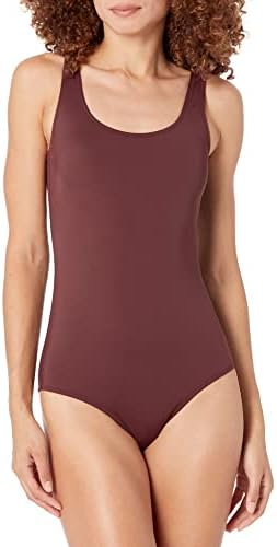 Amazon Essentials Women's One-Piece Coverage Swimsuit (Available in Plus Size) Amazon Essentials