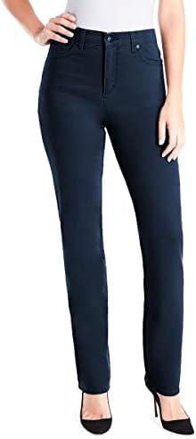 Gloria Vanderbilt Women's Classic Jeans| Amanda High Rise Tapered Mom Jean|Various Size Colors - Portland Wash 16 Long Gloria Vanderbilt