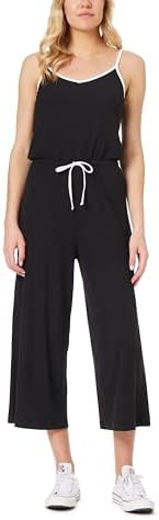 WallFlower Womens Becca Yummy Rib Retro Crop Jumpsuit WallFlower