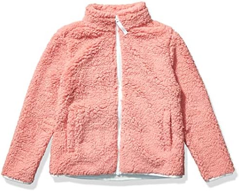 Amazon Essentials Girls and Toddlers' Sherpa Fleece Full-Zip Jacket Amazon Essentials