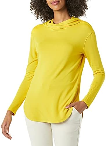 Amazon Essentials Women's Supersoft Terry Standard-Fit Long-Sleeve Hooded Pullover (Previously Daily Ritual) Amazon Essentials