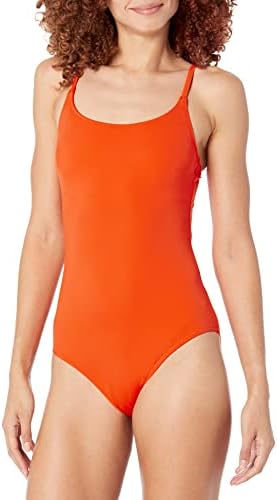 Amazon Essentials Women's Thin Strap one-Piece Swimsuit Amazon Essentials