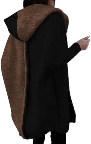 Astylish Womens Open Front Hooded Soft Knit Cardigan Long Sleeve Boyfriend Sweater Coats Astylish