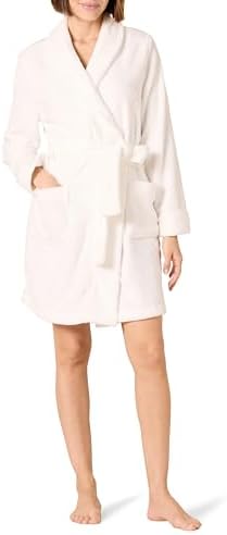 Amazon Essentials Women's Mid-Length Plush Robe (Available in Plus Size) Amazon Essentials