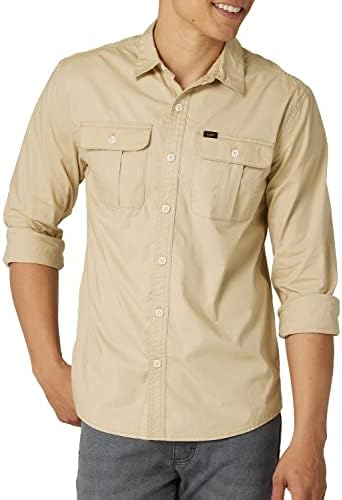 Рубашка с длинным рукавом Lee Men's Working West Relaxed Fit для активных людей Lee