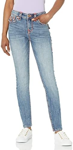 Джинсы True Religion Women's Halle Mr Ss Flap Super T с супер узким кроем True Religion