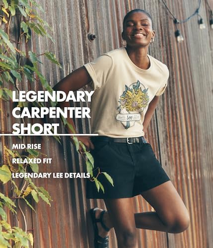 Шорты Lee Women's Legendary Carpenter с уникальным стилем и отличной посадкой Lee