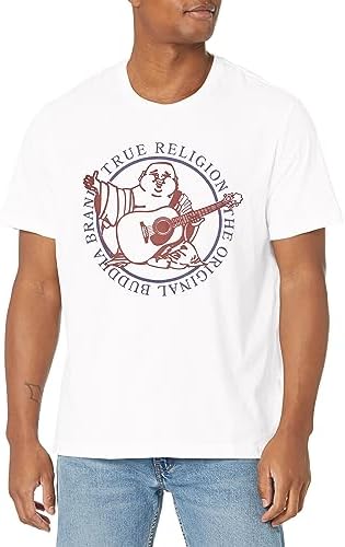 Футболка True Religion Original Buddha для мужчин, комфортный и мягкий стиль True Religion