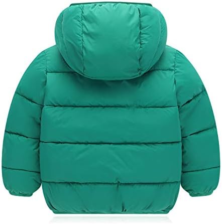 Happy Cherry Baby Kids Hooded Winter Coat Puffer Down Jacket Windproof Fleece Lined Happy Cherry