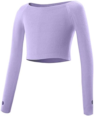 Toddler Girls Long Sleeve Dance Sweater Ballet Dance Warm Up Pullover Crop Tops Athletic Cardigan for Leotard Happy Cherry