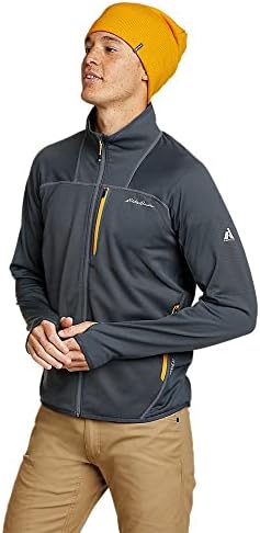 Мужская флисовая кофта с молнией Eddie Bauer High Route из легкого полиэстера и спандекса Eddie Bauer