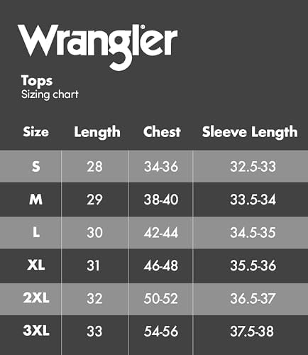 Футболка хенли Wrangler с длинным рукавом из джерси, хлопок и полиэстер Wrangler