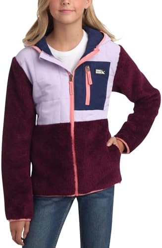 Eddie Bauer Kids' Fleece Jacket - Soft Fleece Sherpa Lined Hooded Jacket for Boys and Girls - Cozy Full Zip Up Hoodies (5-20) Eddie Bauer