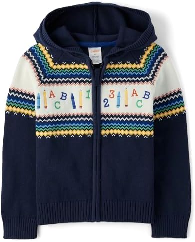 Gymboree,and Toddler Long Sleeve Zip Up Hoodie,ABC Tidal,10 Gymboree