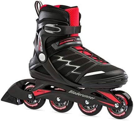 Коньки Bladerunner Rollerblade Advantage Pro XT для начинающих мужчин, черные и красные, 10 Rollerblade