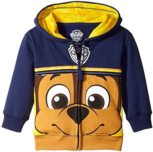 Nickelodeon Boys' Paw Patrol Character Big Face Zip-up Hoodies Nickelodeon