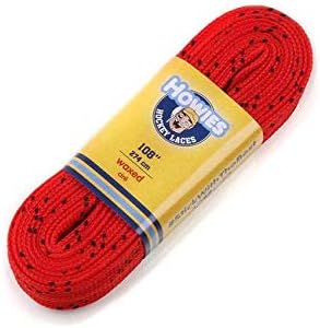 Howies Hockey Skate Laces Waxed Red 84" (Junior 3-6) Howies