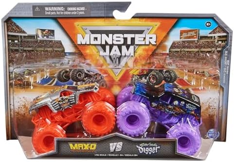 Игрушечные грузовики Monster Jam 1:64, набор из 2-х, Макс-Д и Сон-ува Диггер Monster Jam