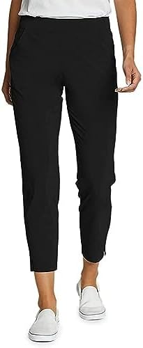 Eddie Bauer Women's Traveler Ankle Pants | Black, X-Large Eddie Bauer