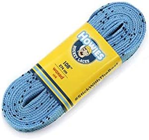 Howies Hockey Skate Laces Waxed Sky Blue 120" (Senior 10-12) Howies