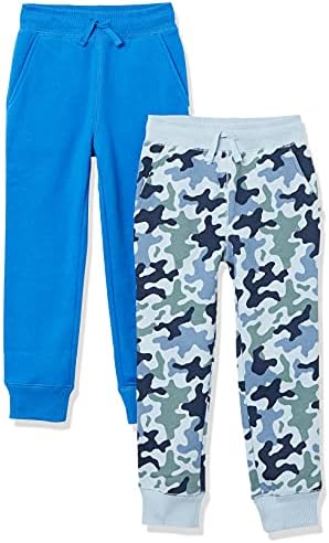 Amazon Essentials Boys and Toddlers' Fleece Jogger Sweatpants - Discontinued Colors, Multipacks Amazon Essentials