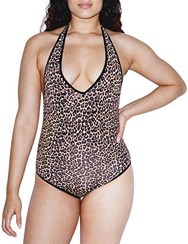 American Apparel womens Women's Cotton Spandex Halter Bodysuit American Apparel