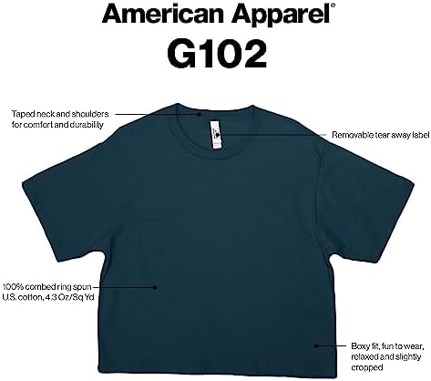 Футболка American Apparel женская, стиль G102, облегчённый крой, 2-пак American Apparel