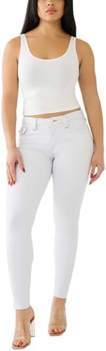 Джинсы женские True Religion Jennie Curvy Skinny с высокой талией и деталями на карманах True Religion