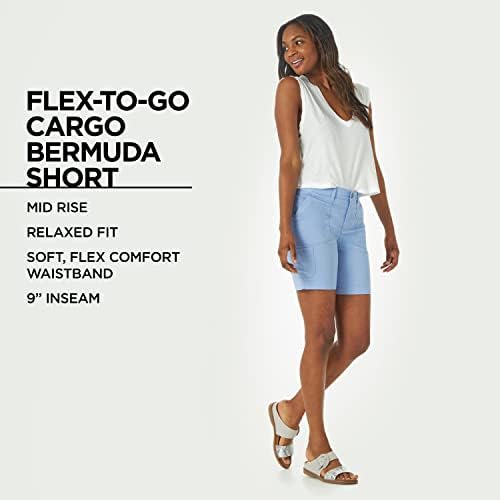 Шорты-бермуды Lee Women's Flex-to-go с низкой посадкой и карманами Lee