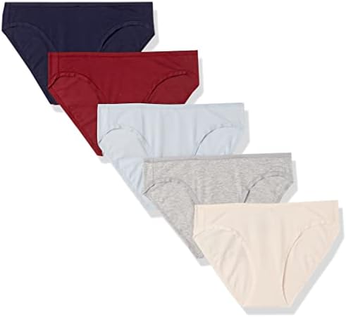 Amazon Essentials Women's Cotton Bikini Brief Underwear - Discontinued Colors, Multipacks Amazon Essentials