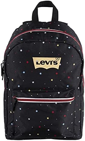 Рюкзак с принтом звезд и металлическим графиком, 17'' для ноутбука Levi's