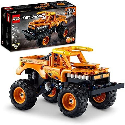 Конструктор LEGO Technic Monster Jam El Toro Loco 2 в 1, 247 деталей, грузовик на обратном ходу для детей от 7 лет Lego