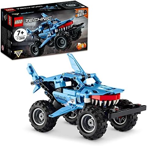 Конструктор LEGO 42134 Technic Monster Jam Megalodon, 2 в 1, с функцией натяжения для гонок Lego