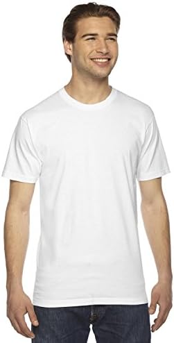 American Apparel Men's Unisex Fine Jersey Short-Sleeve T-Shirt American Apparel