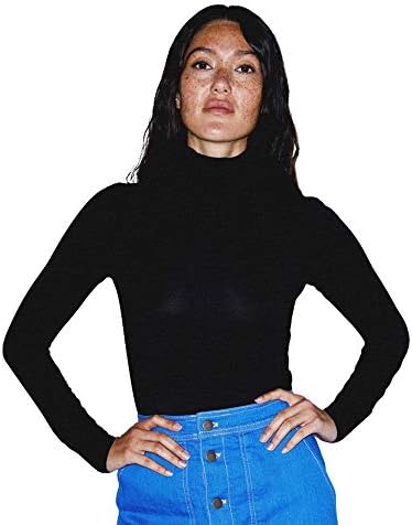 Женская базовая водолазка American Apparel из мягкого микс-Modal, шикарная ткань American Apparel