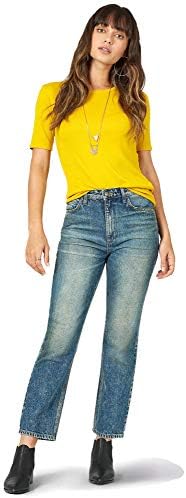 Lee Vintage Modern High Waist Straight Leg Ankle Jeans (Retro Stone, 29) Lee