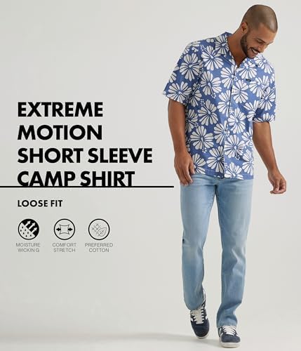 Рубашка с коротким рукавом Lee Men's Extreme Motion для активного отдыха Lee